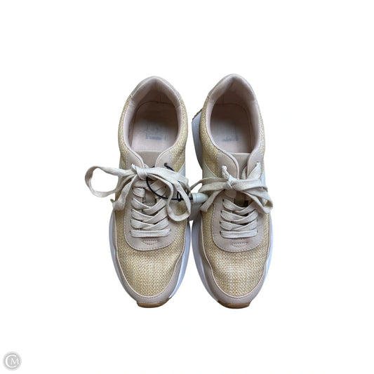 Shoes Sneakers By Clothes Mentor In Tan, Size: 9.5