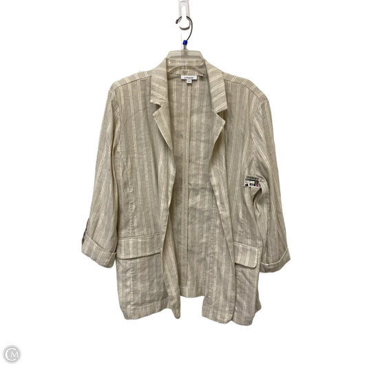 Jacket Other By Chicos In Tan, Size: 16