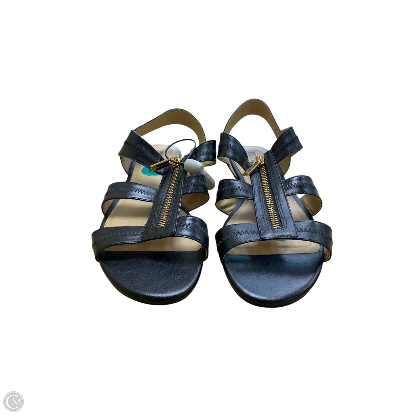 Sandals Flats By Michael By Michael Kors In Black, Size: 8