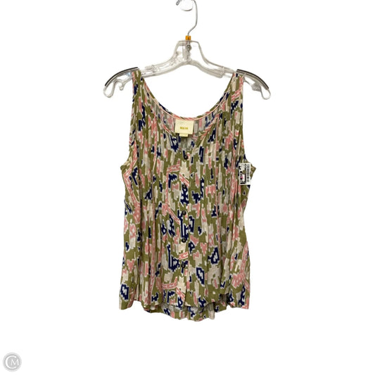 Top Sleeveless By Maeve In Multi-colored, Size: 6