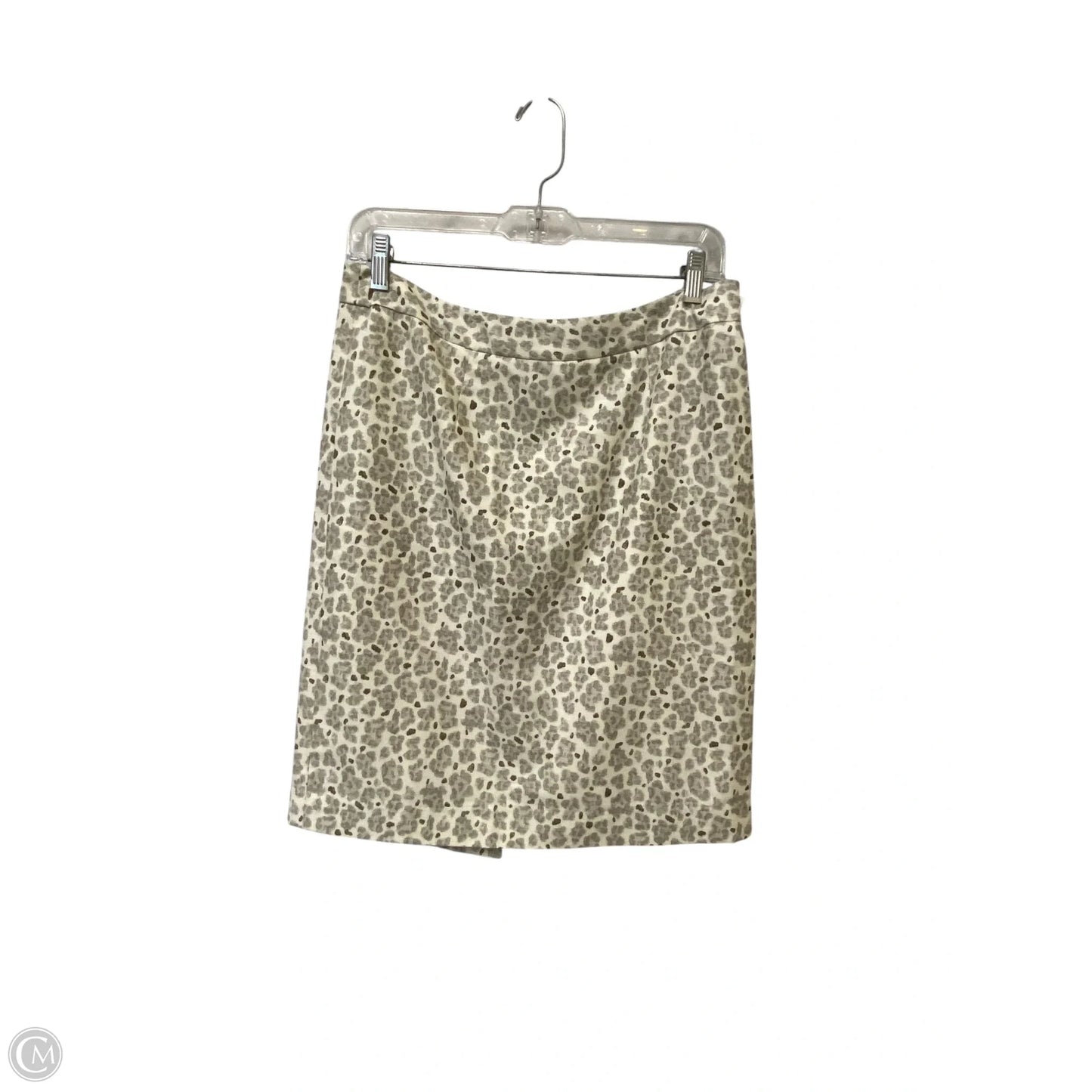 Skirt Midi By Loft In Animal Print, Size: 6