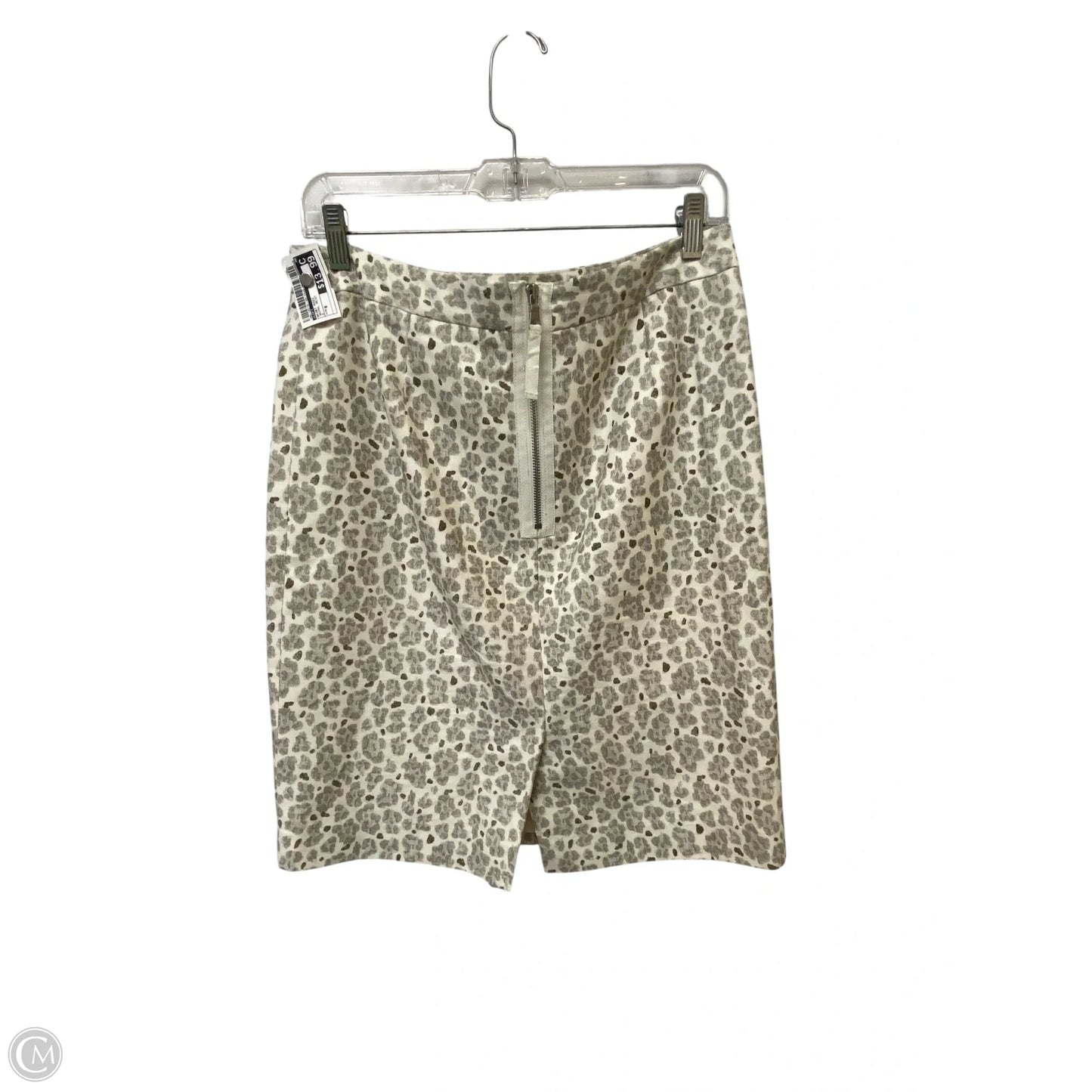Skirt Midi By Loft In Animal Print, Size: 6