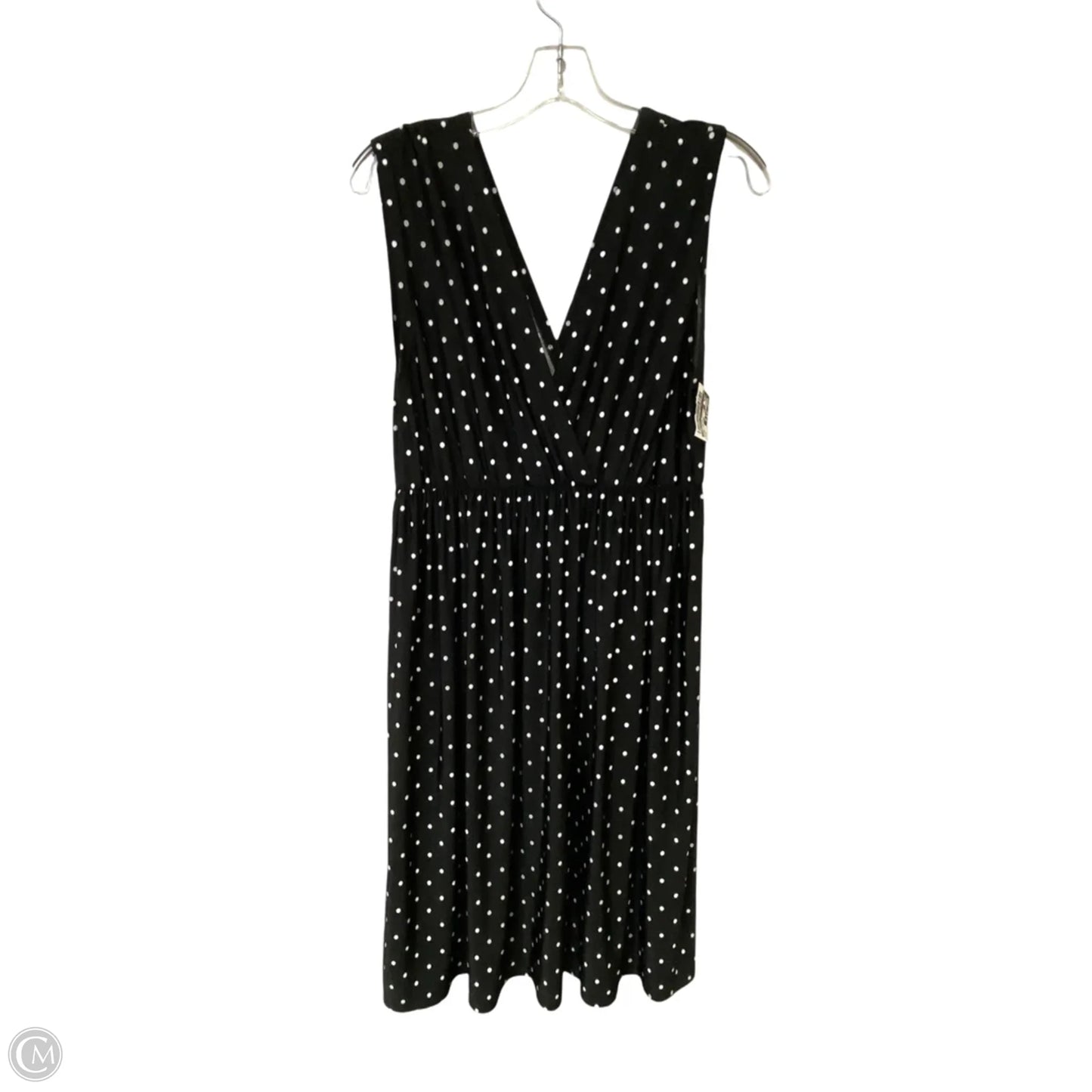 Dress Casual Midi By Cme In Polkadot Pattern, Size: Xl