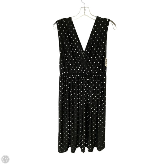 Dress Casual Midi By Cme In Polkadot Pattern, Size: Xl