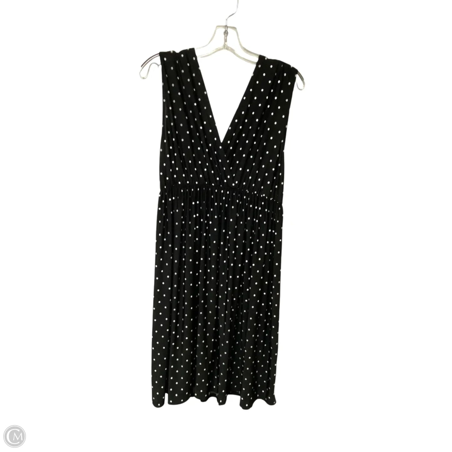 Dress Casual Midi By Cme In Polkadot Pattern, Size: Xl