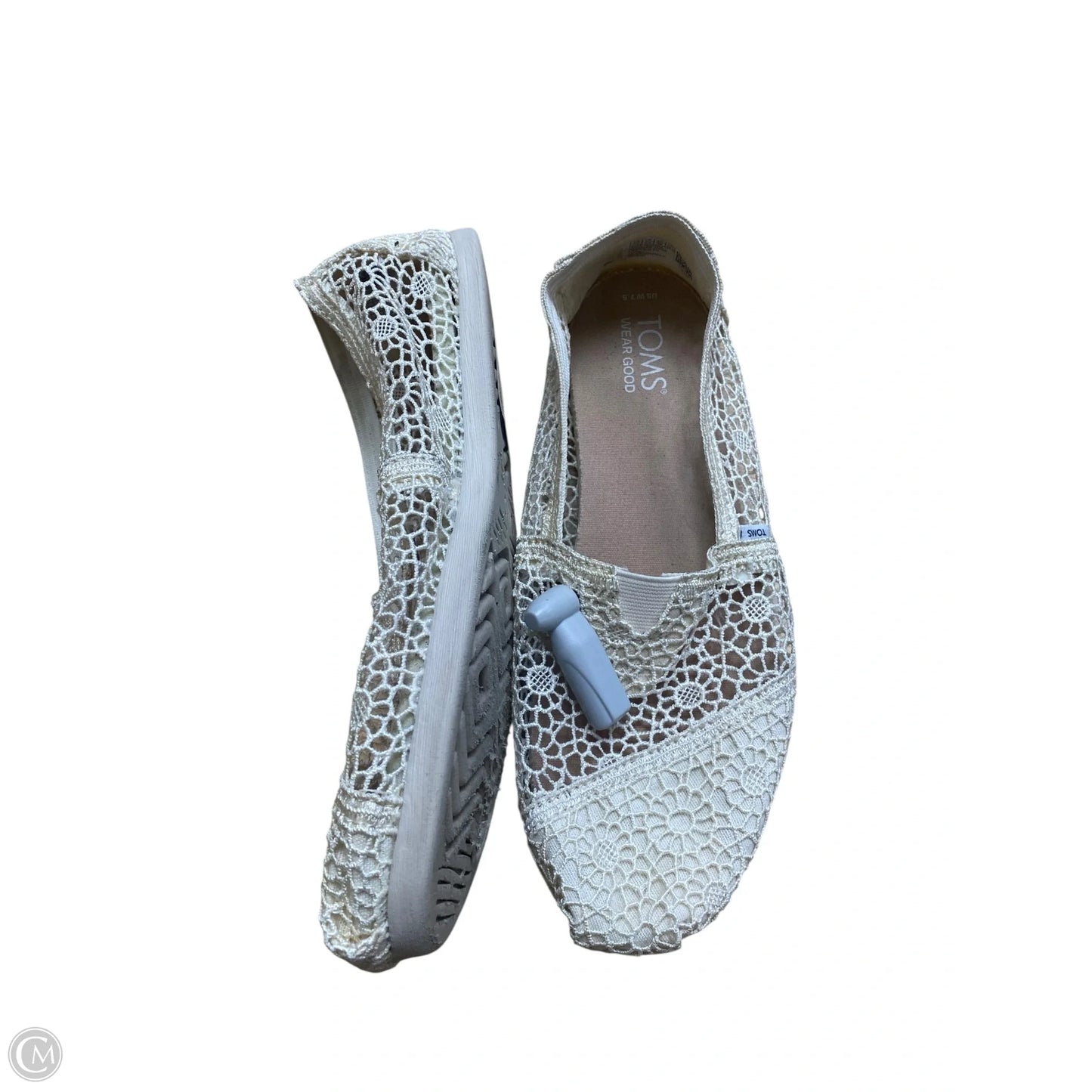 Shoes Flats By Toms In Cream, Size: 7.5