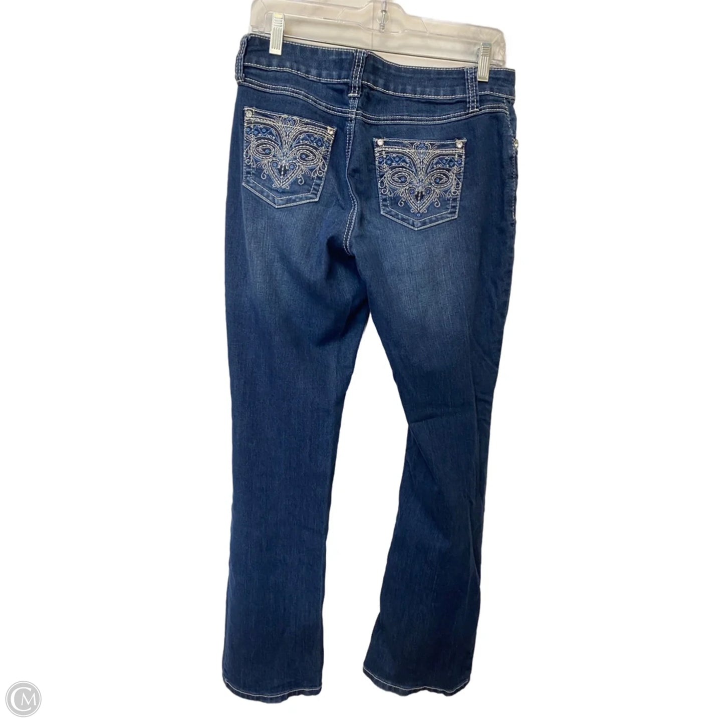 Jeans Boot Cut By Cato In Blue Denim, Size: 4p