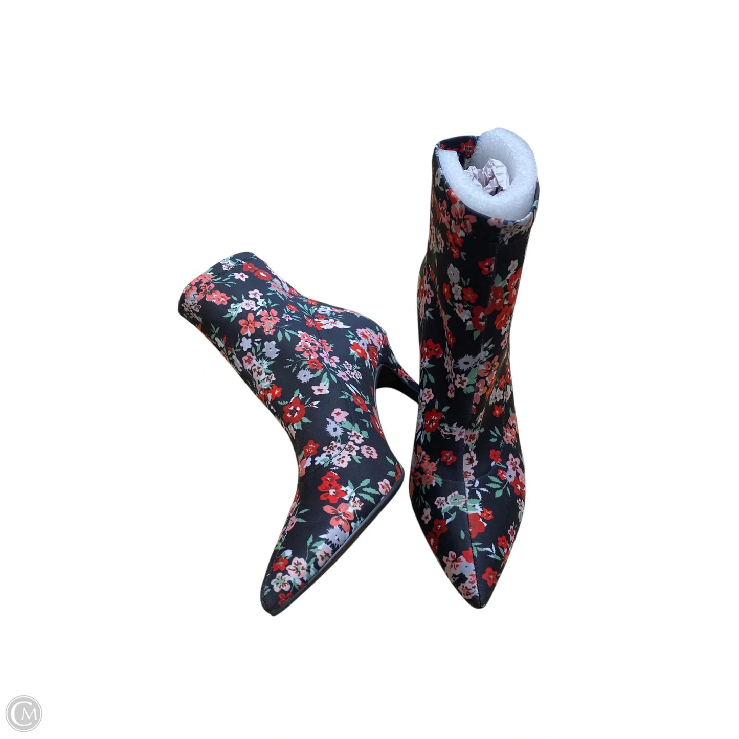 Boots Ankle Heels By Inc In Floral Print, Size: 8