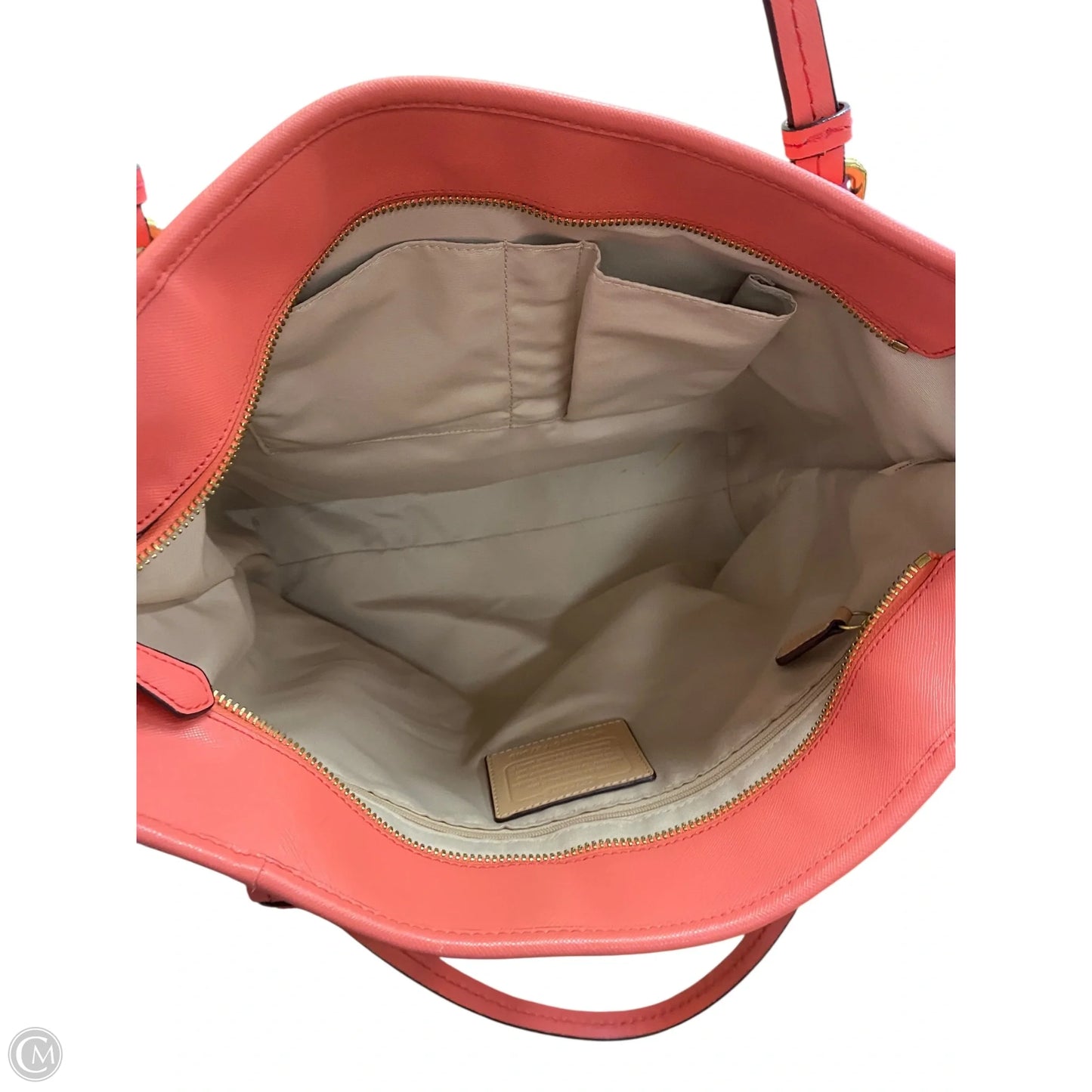 Handbag Designer By Coach, Size: Medium