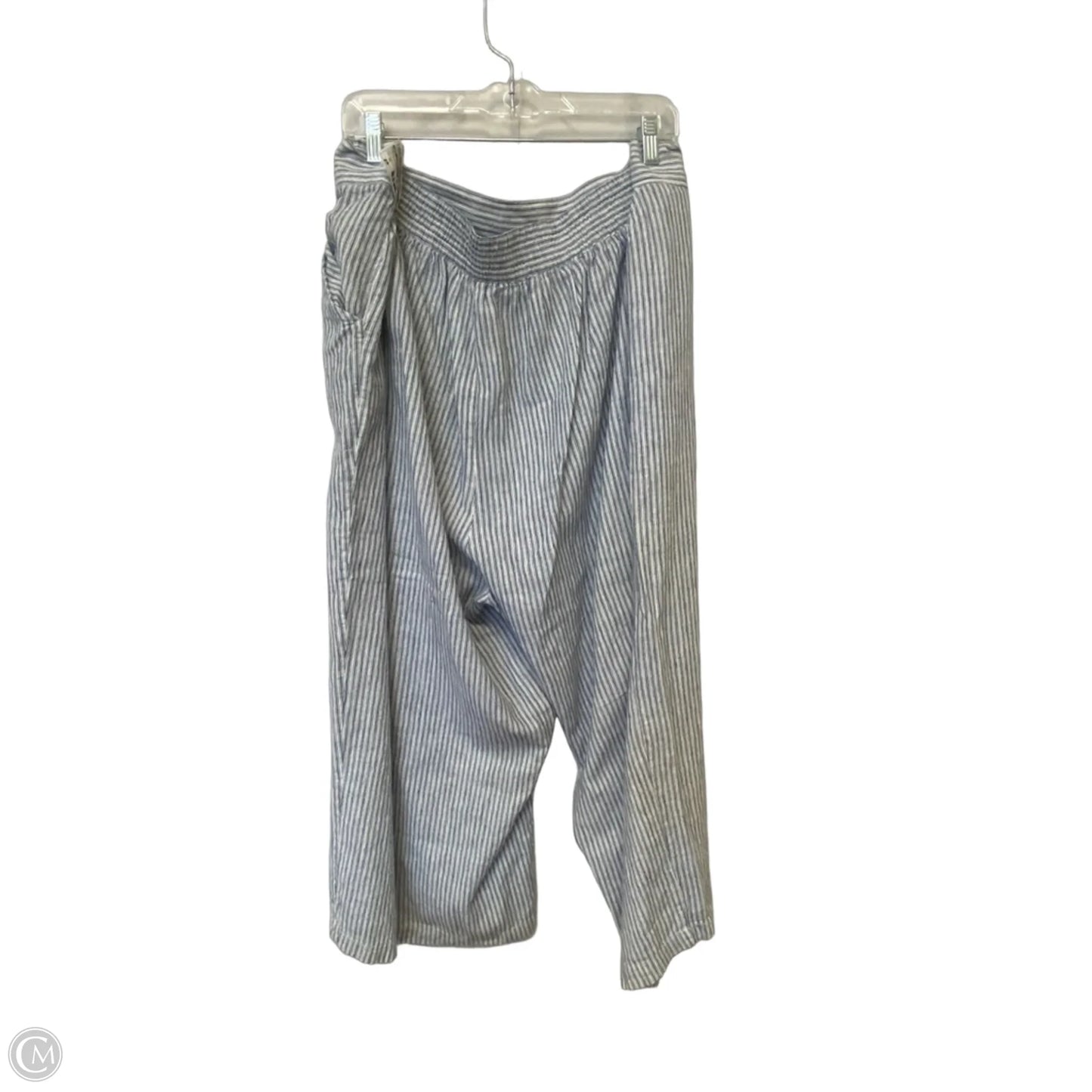 Pants Cropped By Max Studio In Striped Pattern, Size: 3x