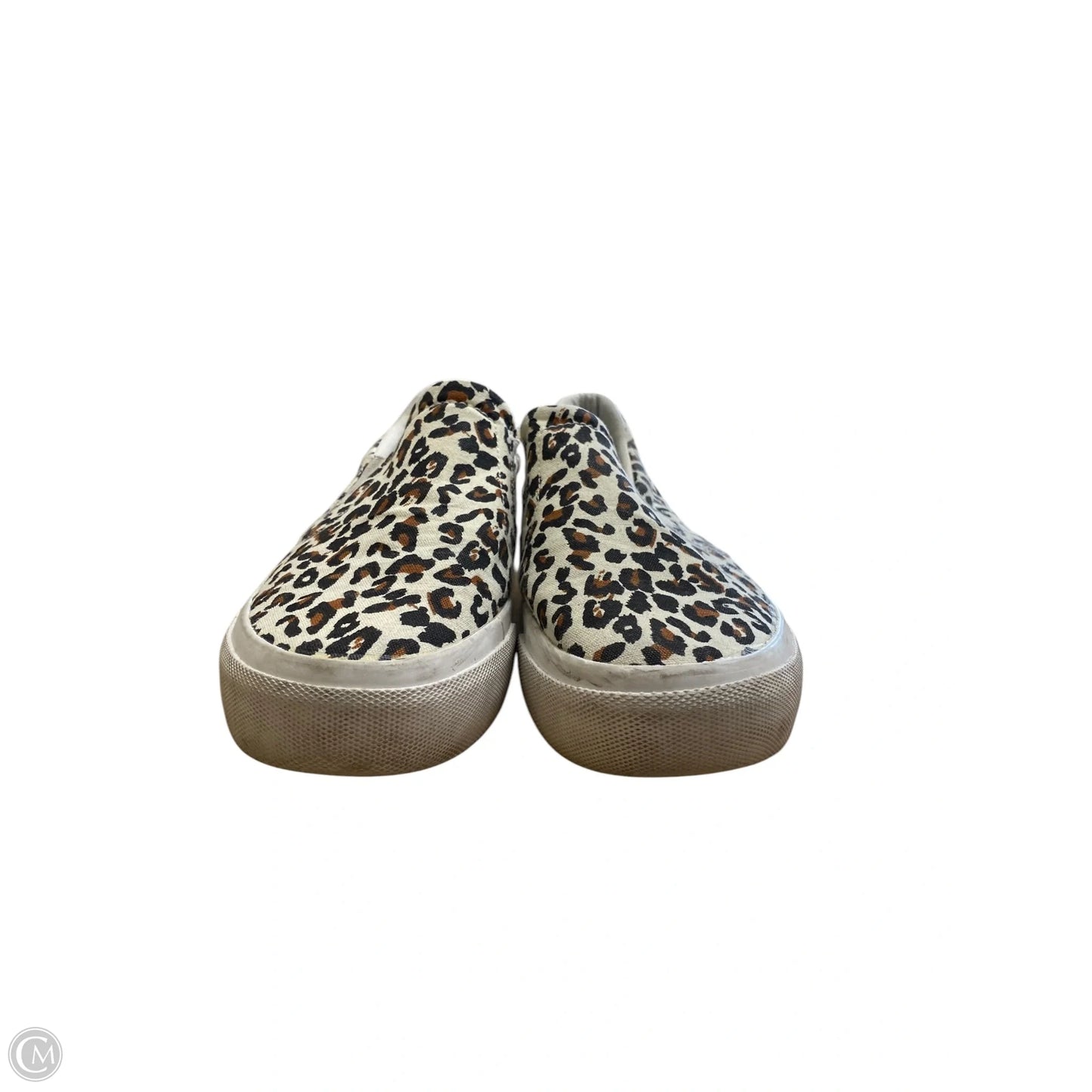 Shoes Flats By Clothes Mentor In Animal Print, Size: 7.5