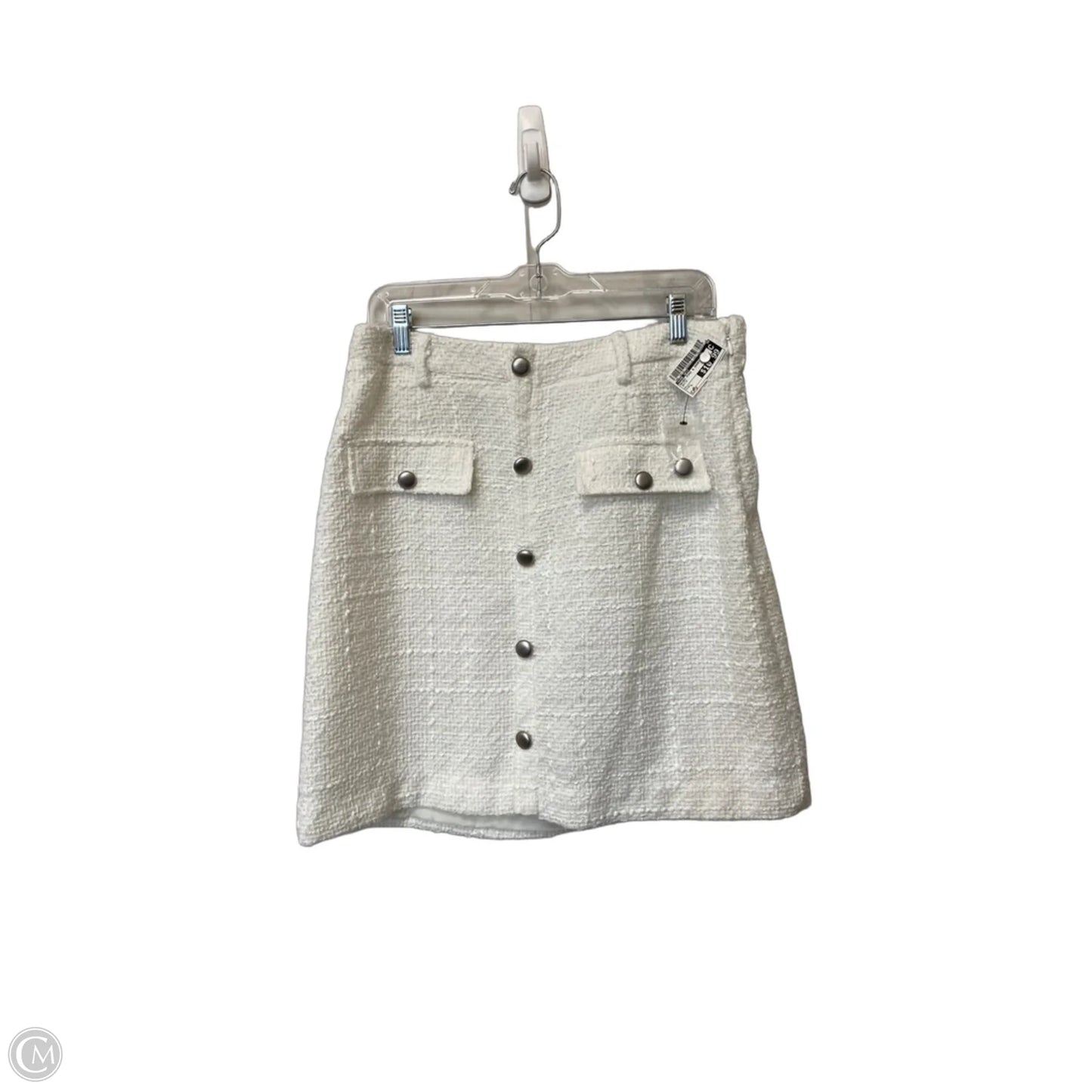 Skirt Mini & Short By Nine West In White, Size: L