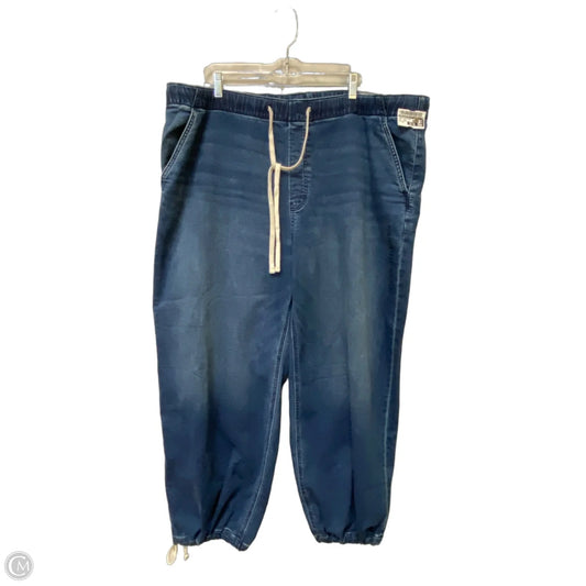 Jeans Boyfriend By American Eagle In Blue Denim, Size: Xxl