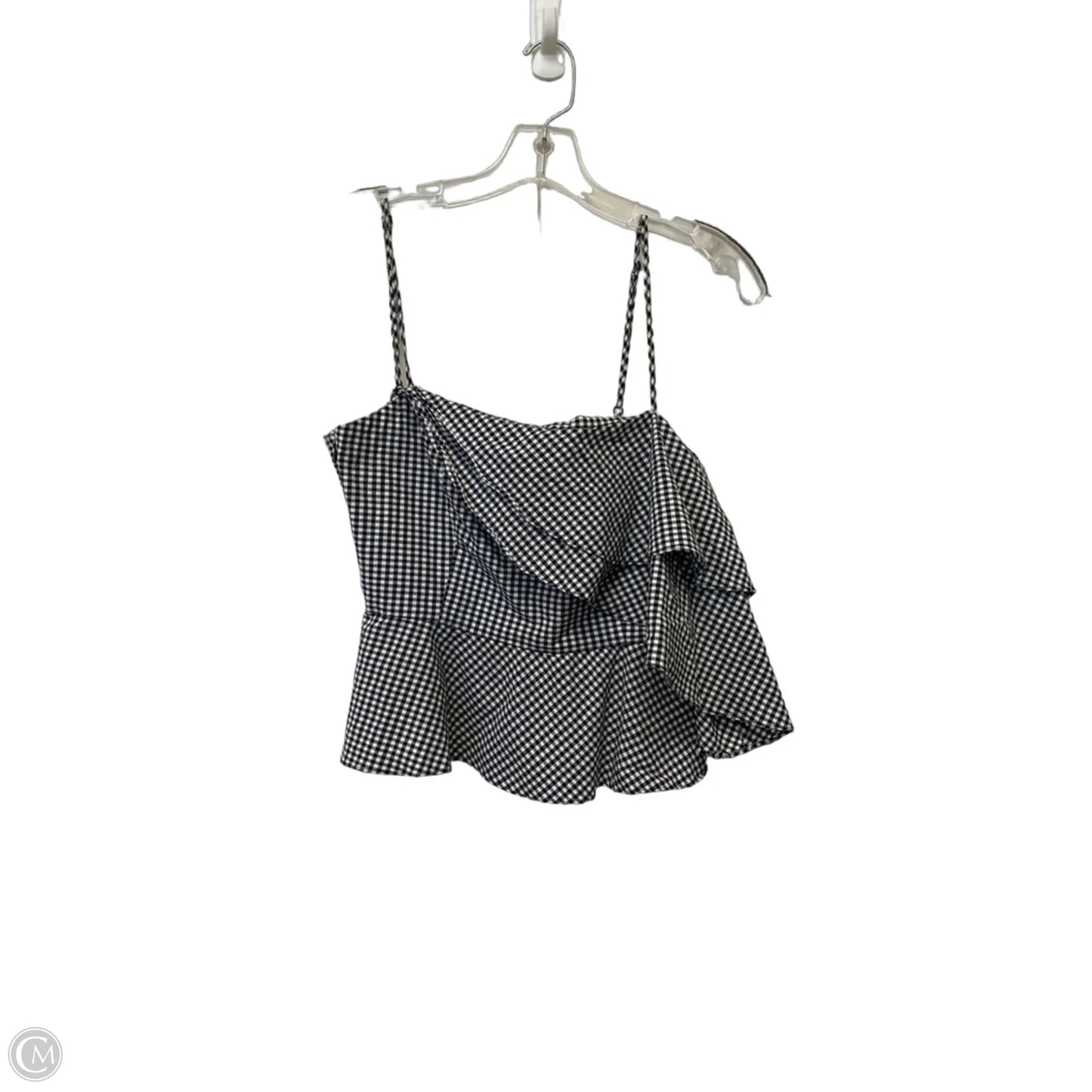 Top Sleeveless By Clothes Mentor In Plaid Pattern, Size: S