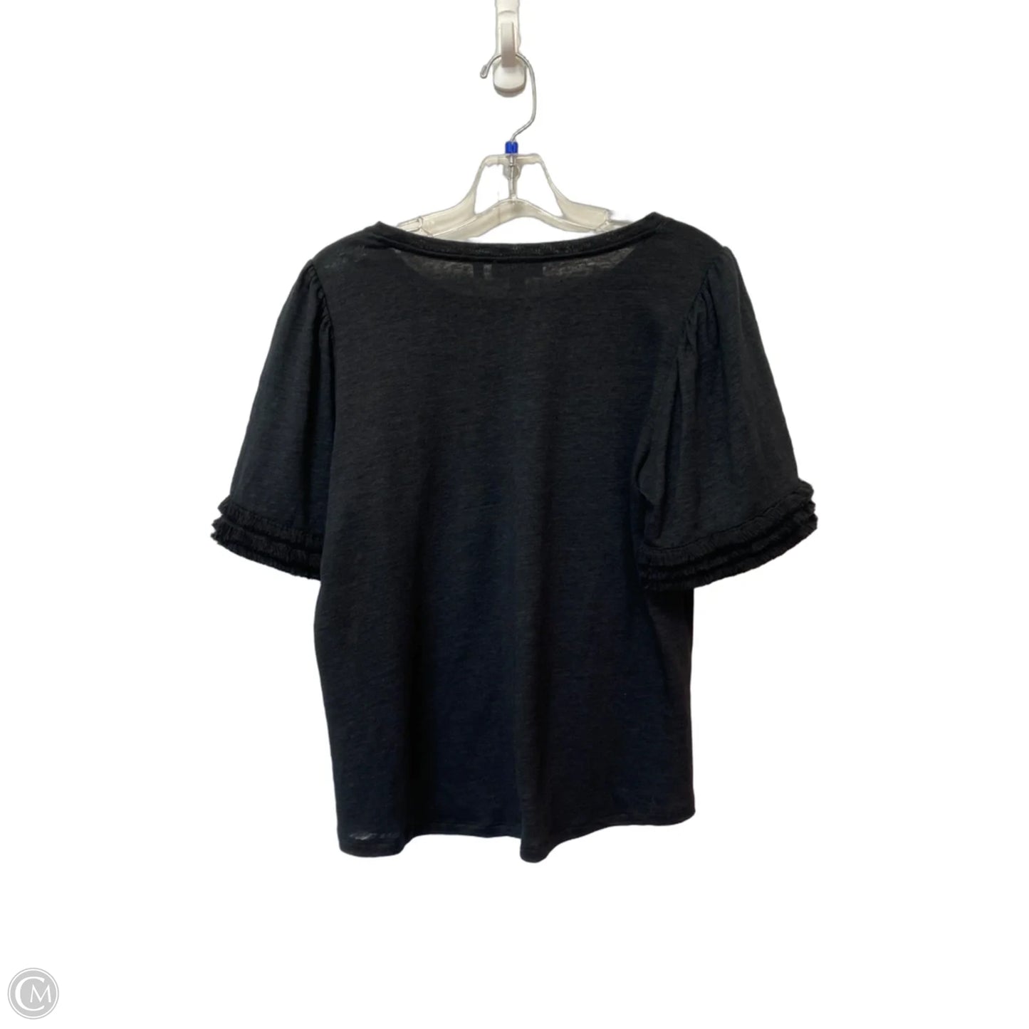 Top Short Sleeve By Chicos In Black, Size: M