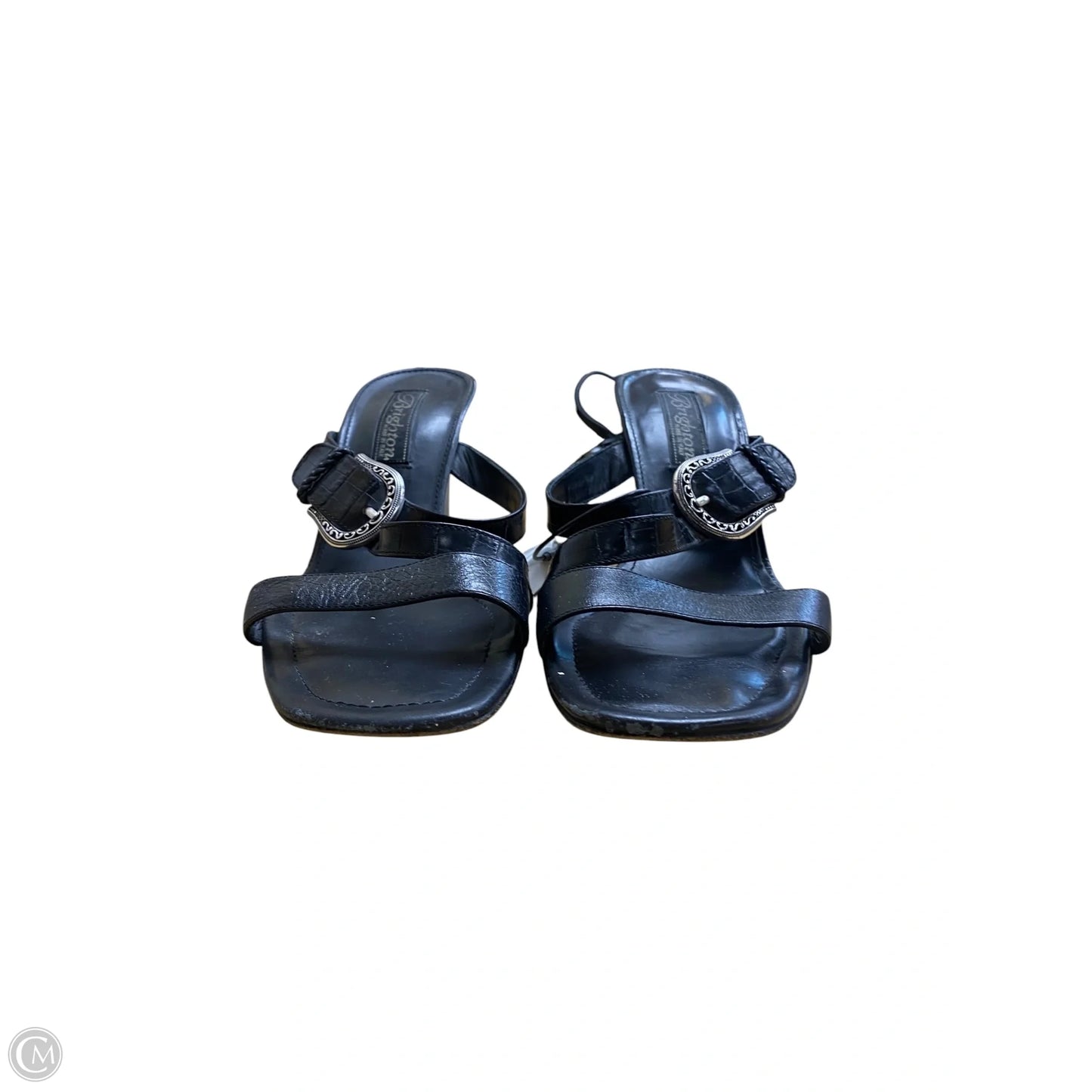 Sandals Heels Stiletto By Brighton In Black, Size: 9