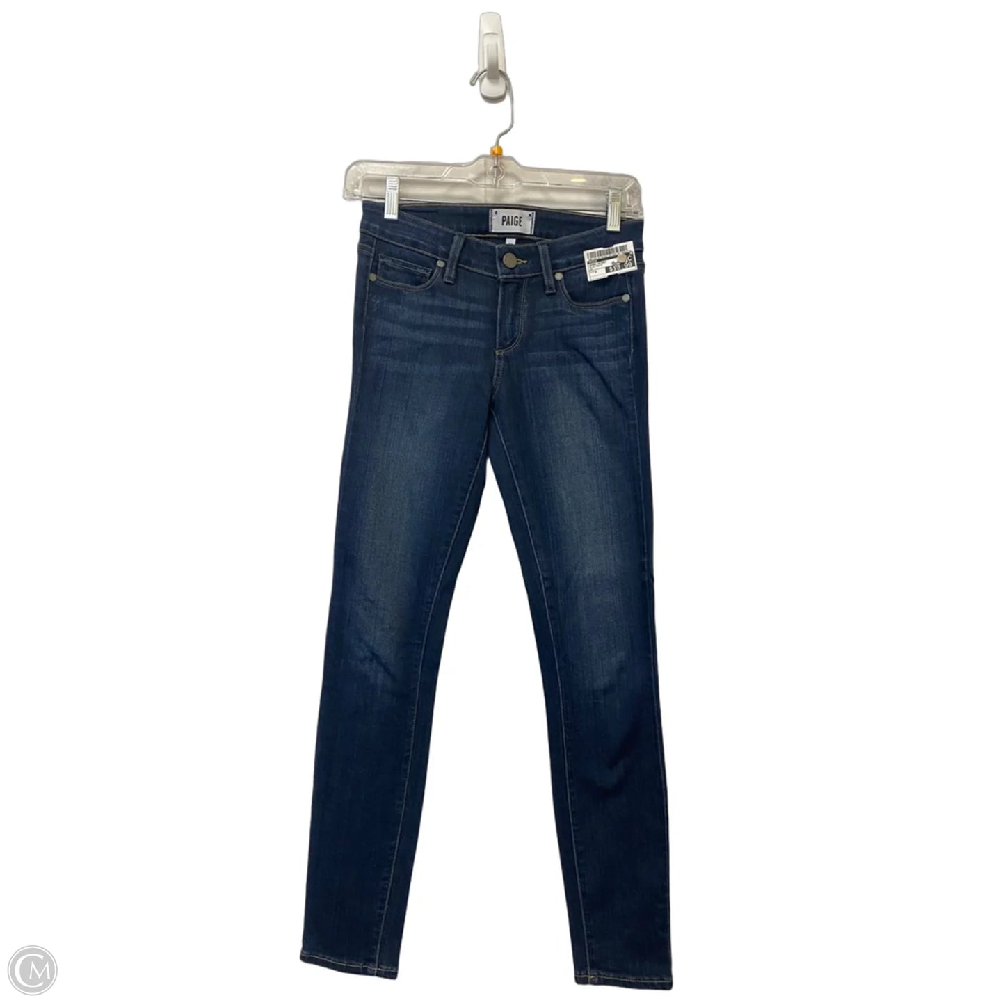 Jeans Skinny By Paige In Blue Denim, Size: 0