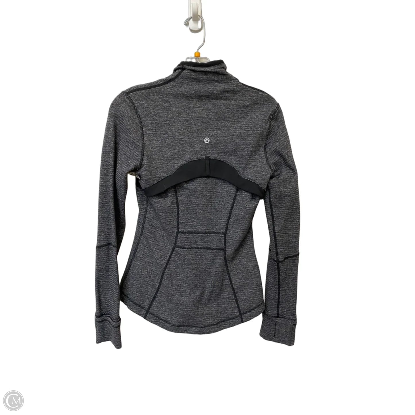 Athletic Jacket By Lululemon In Grey, Size: 4