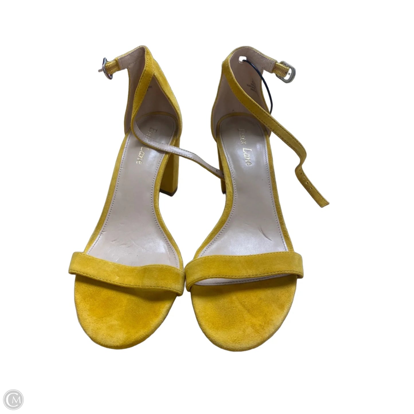 Shoes Heels Block By Clothes Mentor In Yellow, Size: 8