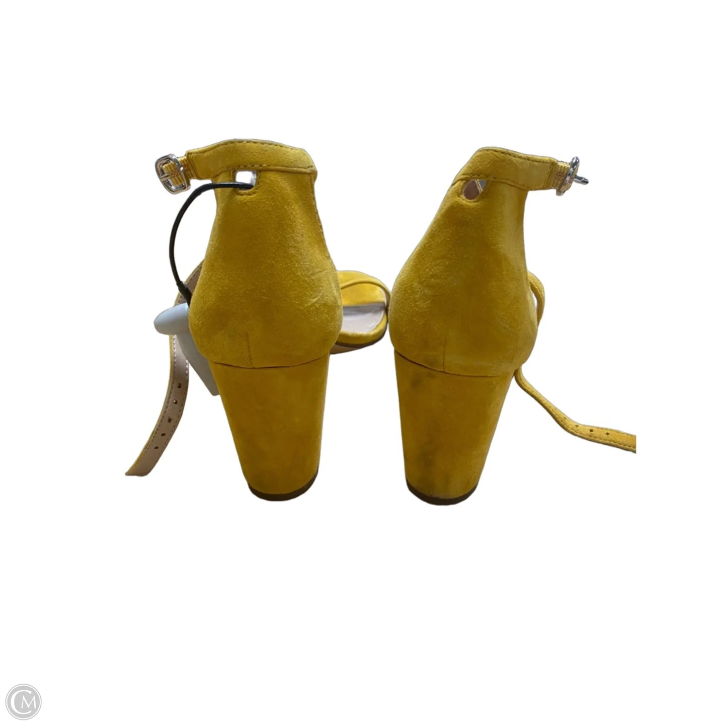 Shoes Heels Block By Clothes Mentor In Yellow, Size: 8