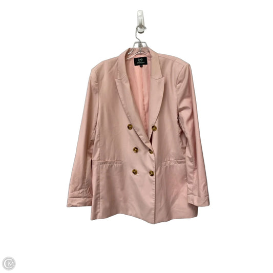 Blazer By Clothes Mentor In Pink, Size: 2x