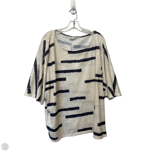 Top Short Sleeve By Simple In Multi-colored, Size: 2x