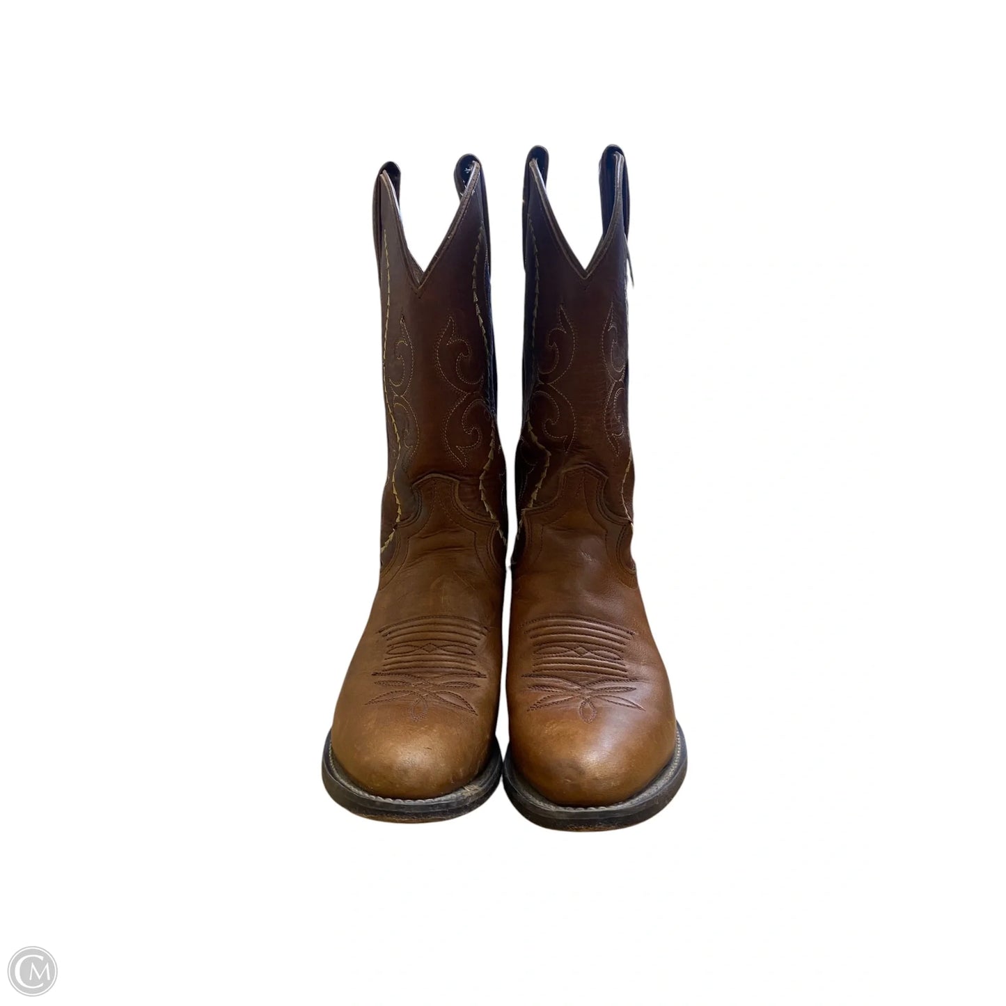 Boots Western By Justin In Brown, Size: 6