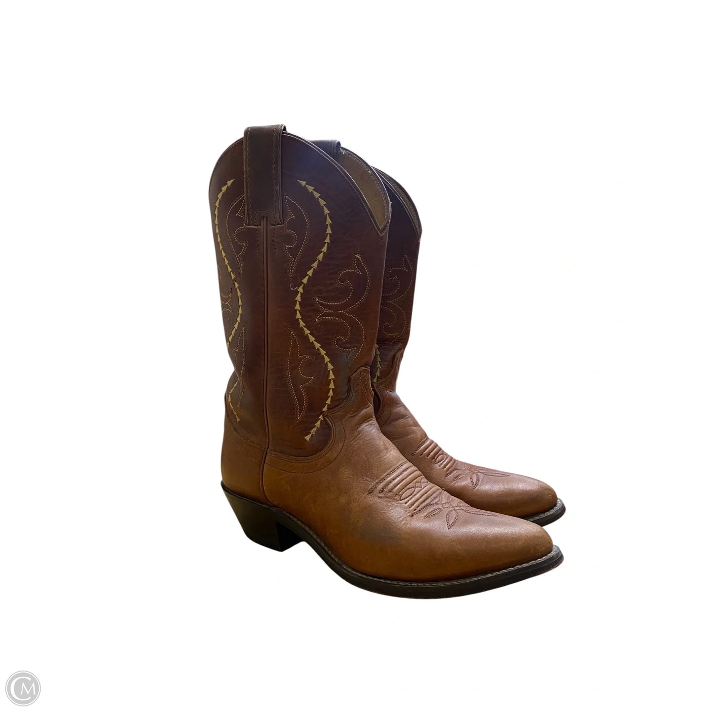 Boots Western By Justin In Brown, Size: 6