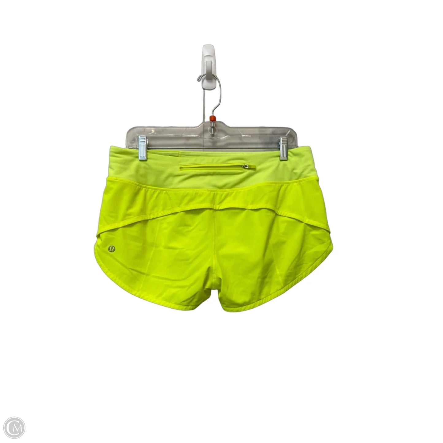 Athletic Shorts By Lululemon In Yellow, Size: 8