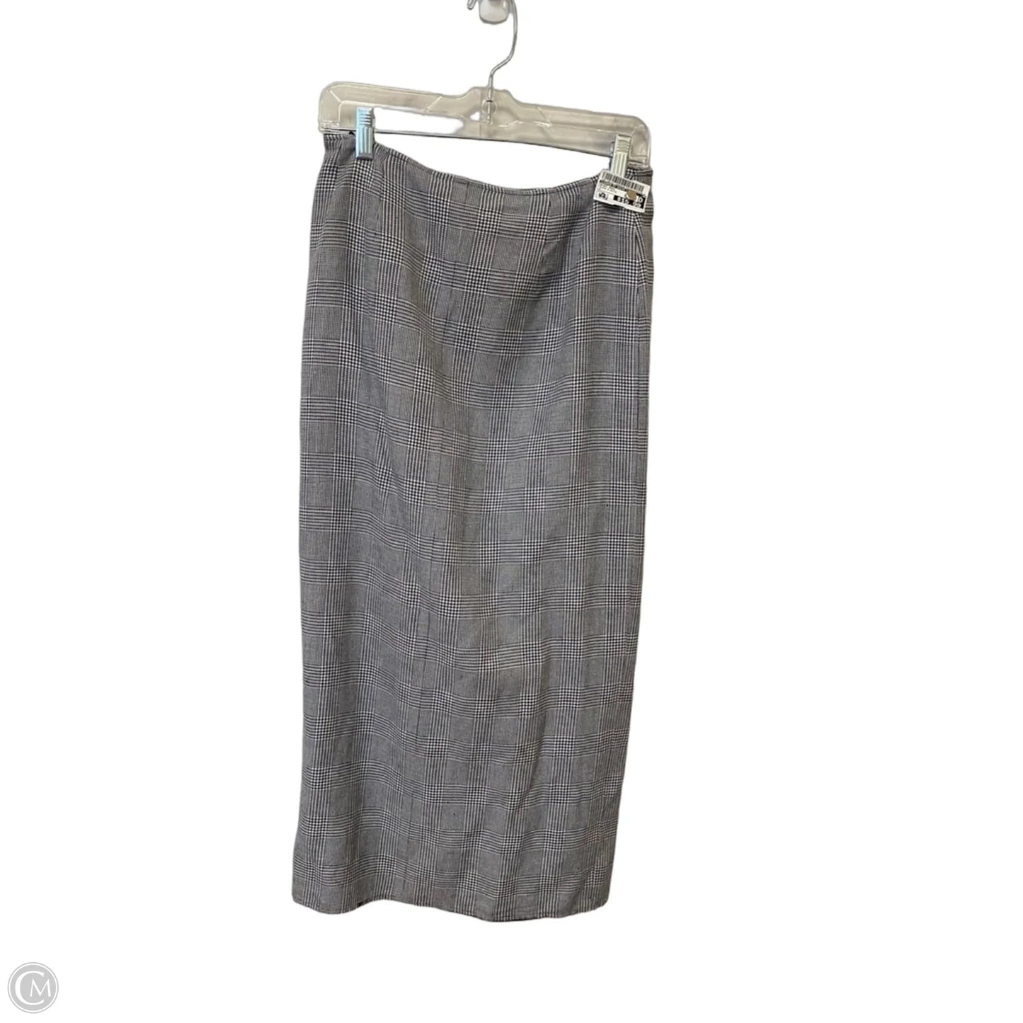 Skirt Maxi By Lauren By Ralph Lauren In Black & White, Size: 8
