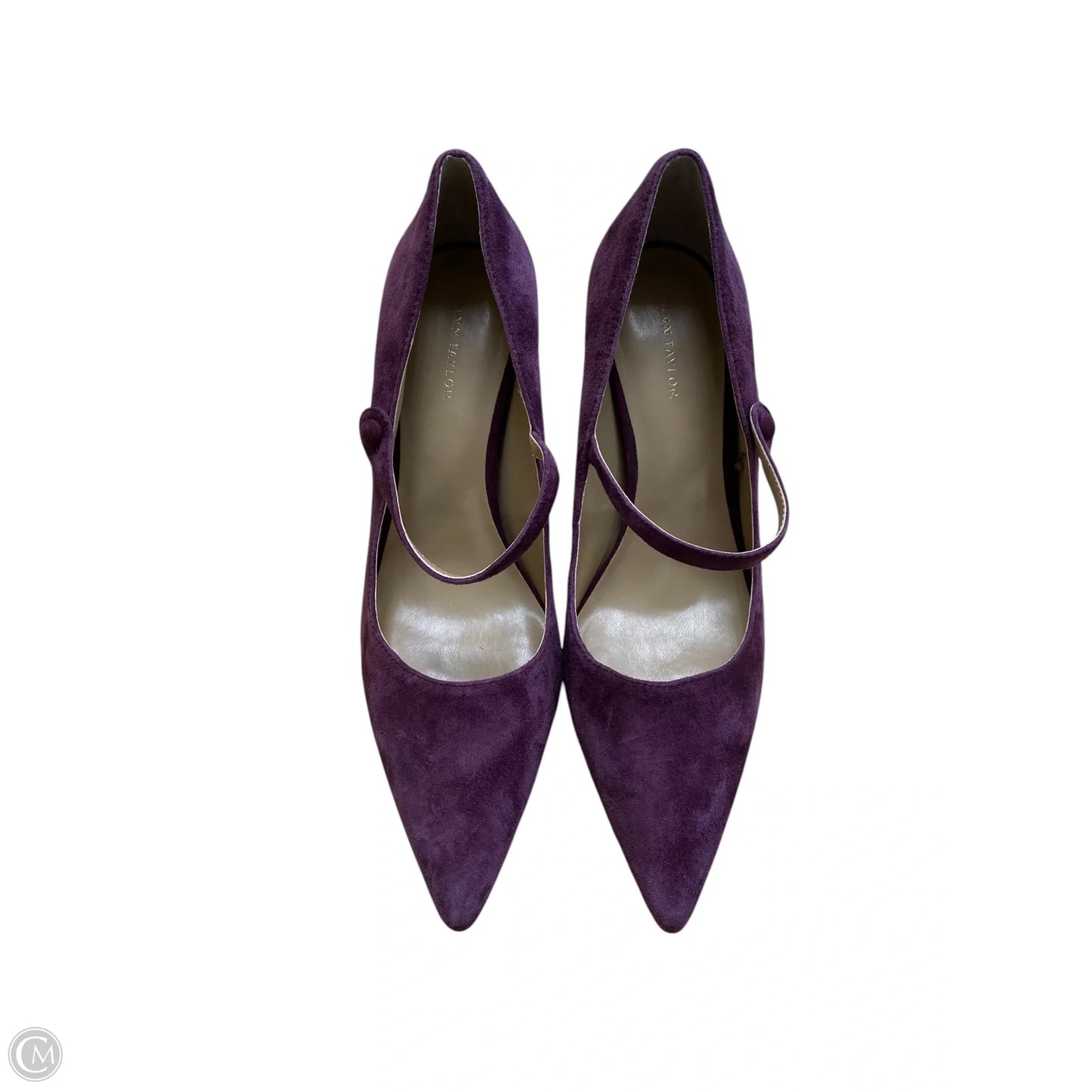 Shoes Heels Stiletto By Ann Taylor In Purple, Size: 7.5