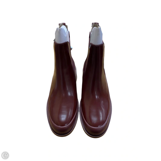 Boots Rain By Cole-haan In Maroon, Size: 8