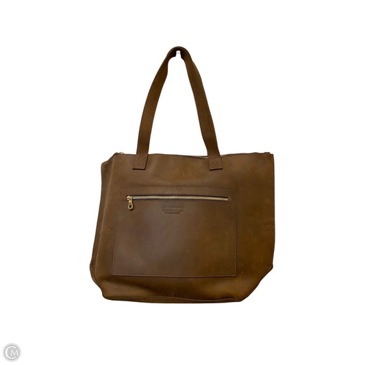 Handbag Leather By Cmb, Size: Large