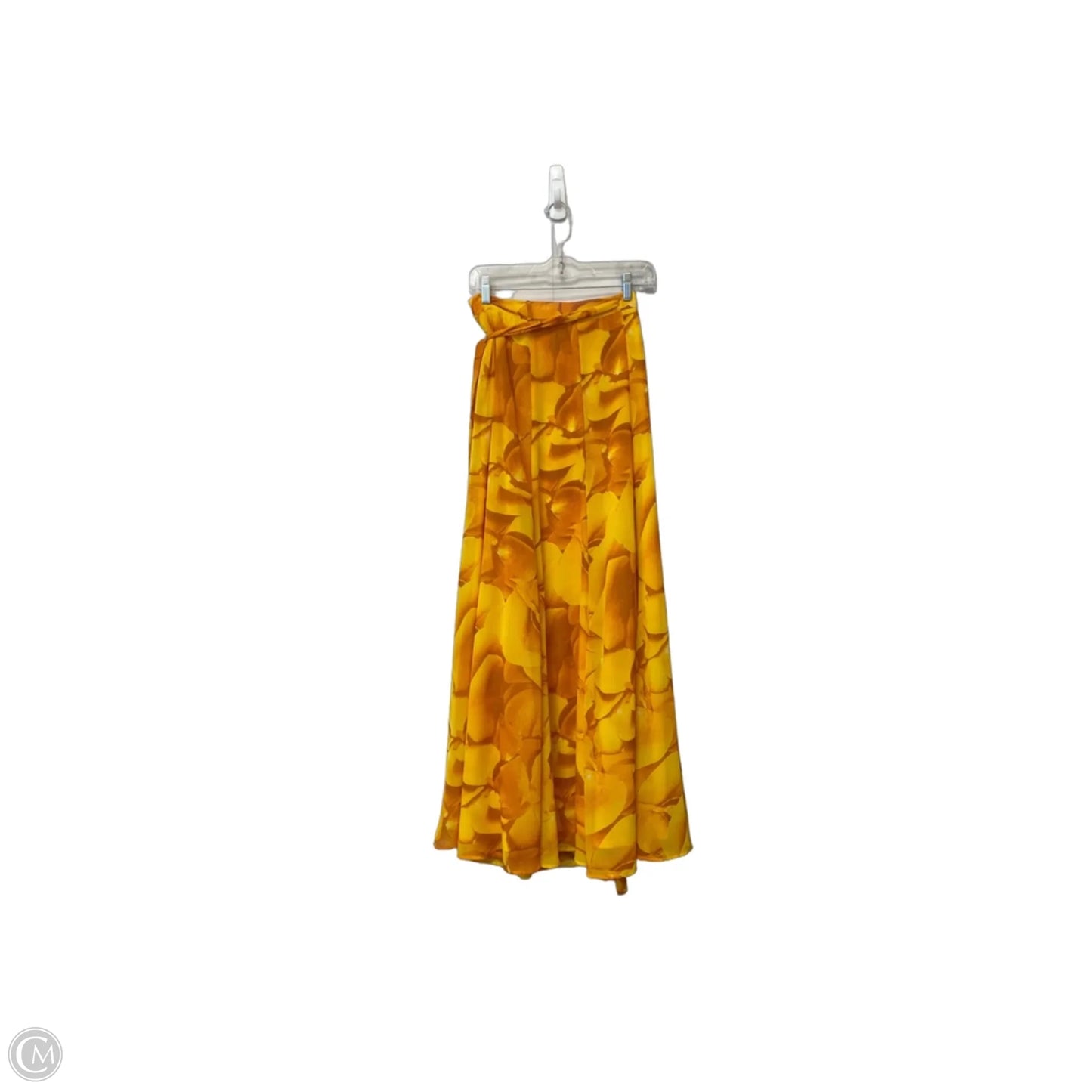 Skirt Maxi By New York And Co In Yellow, Size: Xs
