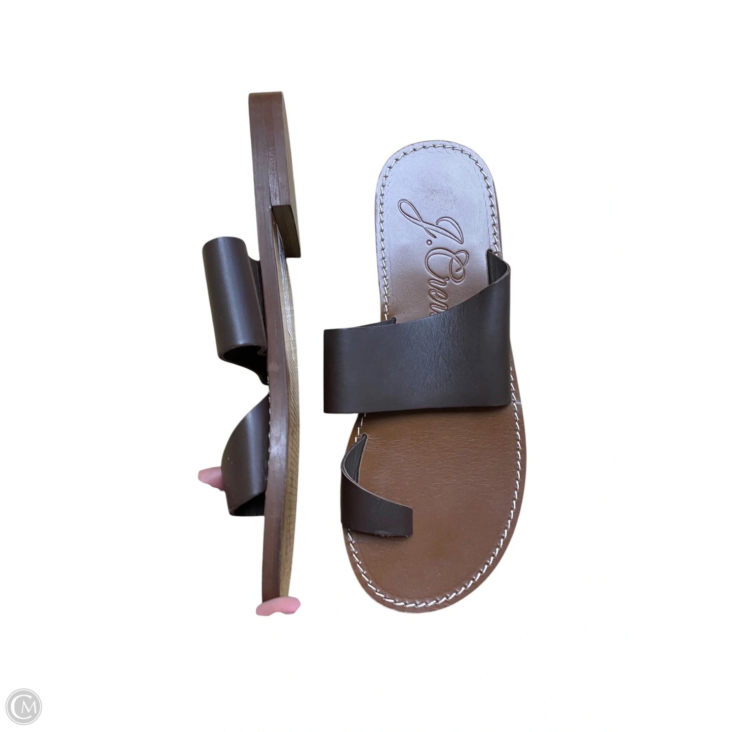 Sandals Flip Flops By J. Crew In Brown, Size: 8