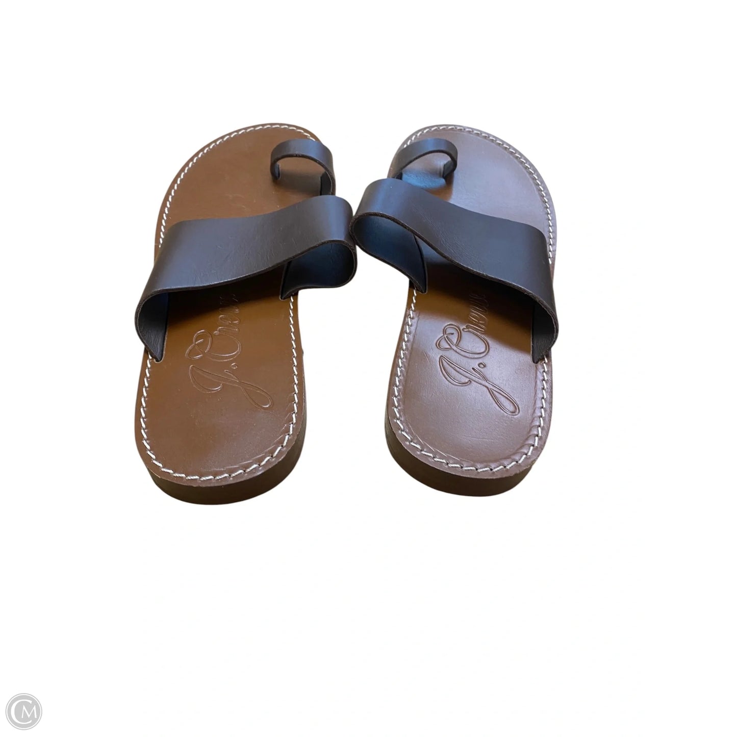 Sandals Flip Flops By J. Crew In Brown, Size: 8