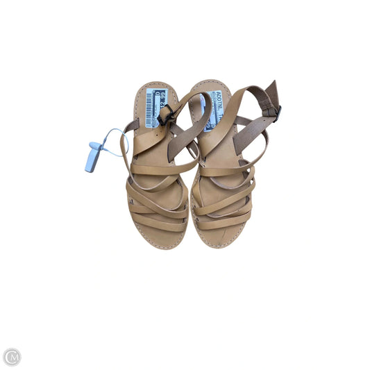 Sandals Flip Flops By Madewell In Tan, Size: 8