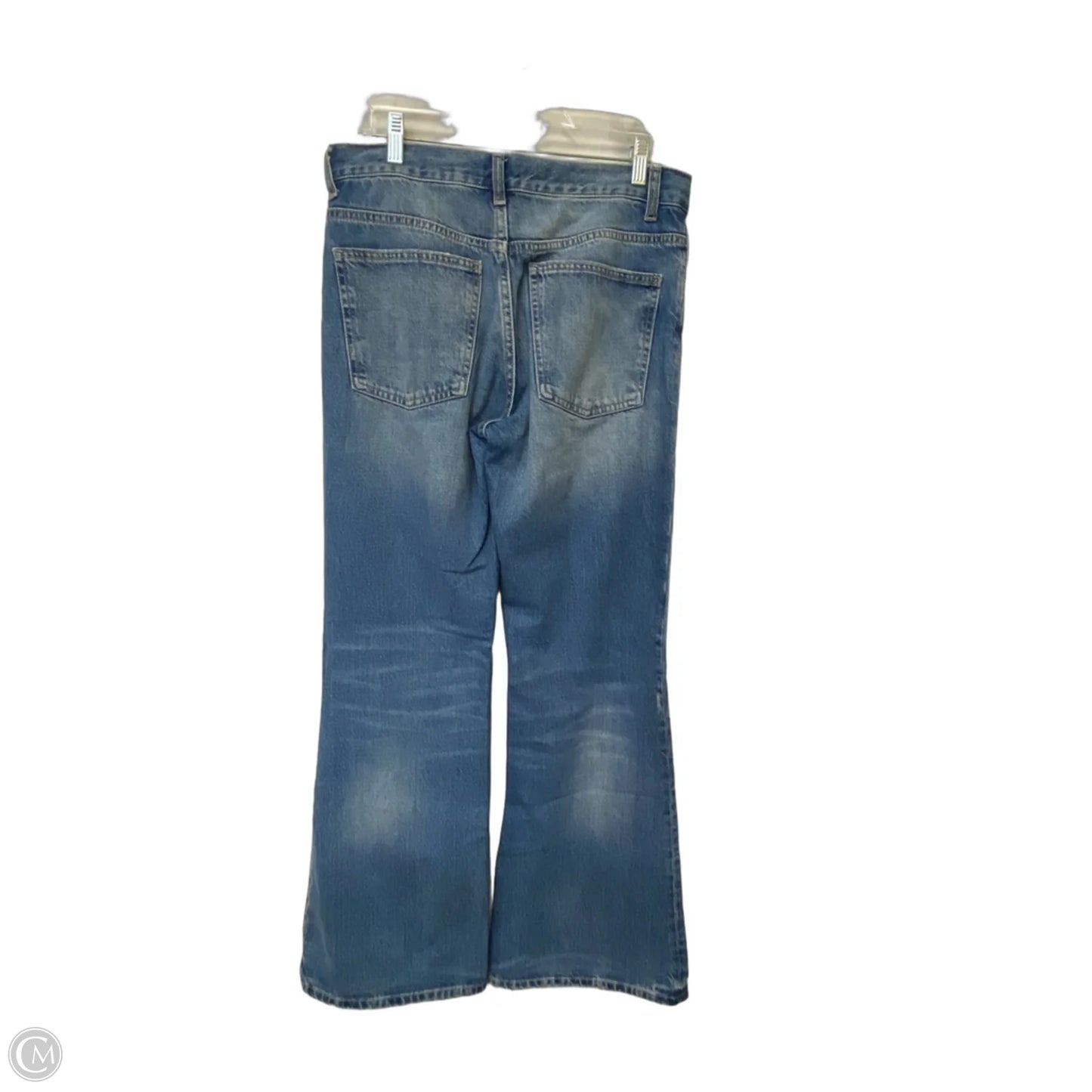 Jeans Flared By Zara In Blue Denim, Size: 6