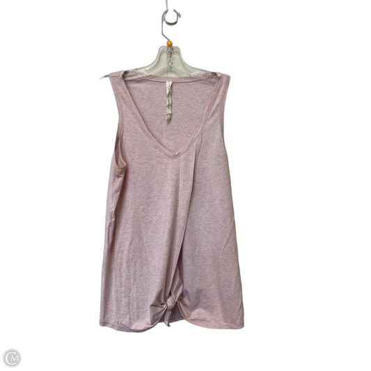 Athletic Tank Top By Lululemon In Pink, Size: 2