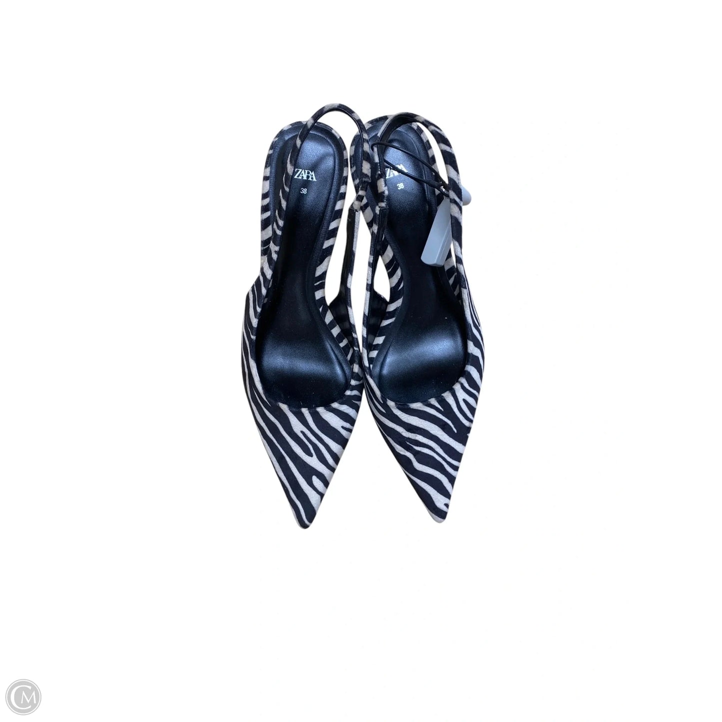 Shoes Heels Kitten By Zara In Animal Print, Size: 7