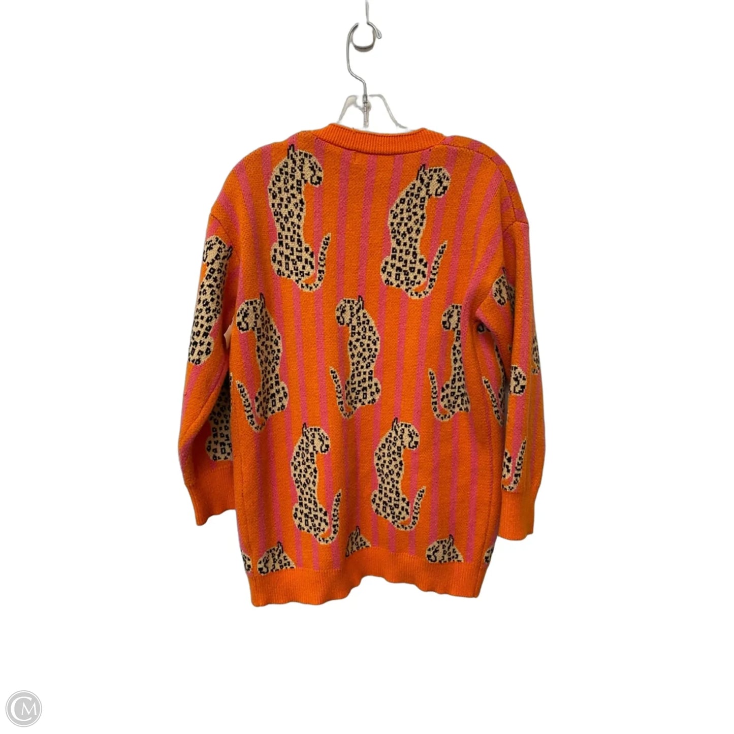 Cardigan By Clothes Mentor In Animal Print, Size: M