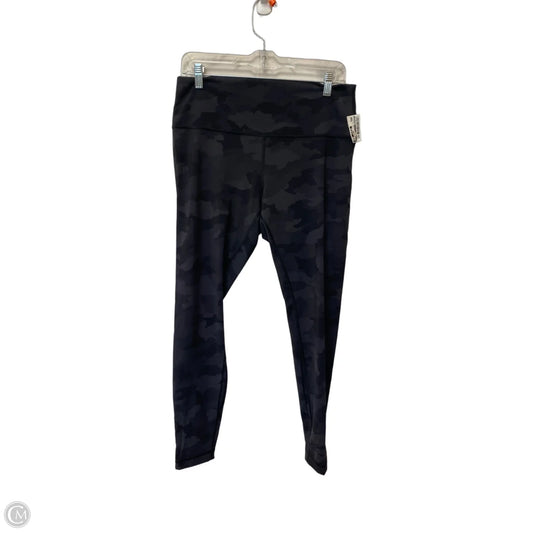 Athletic Leggings By Lululemon In Camouflage Print, Size: 12