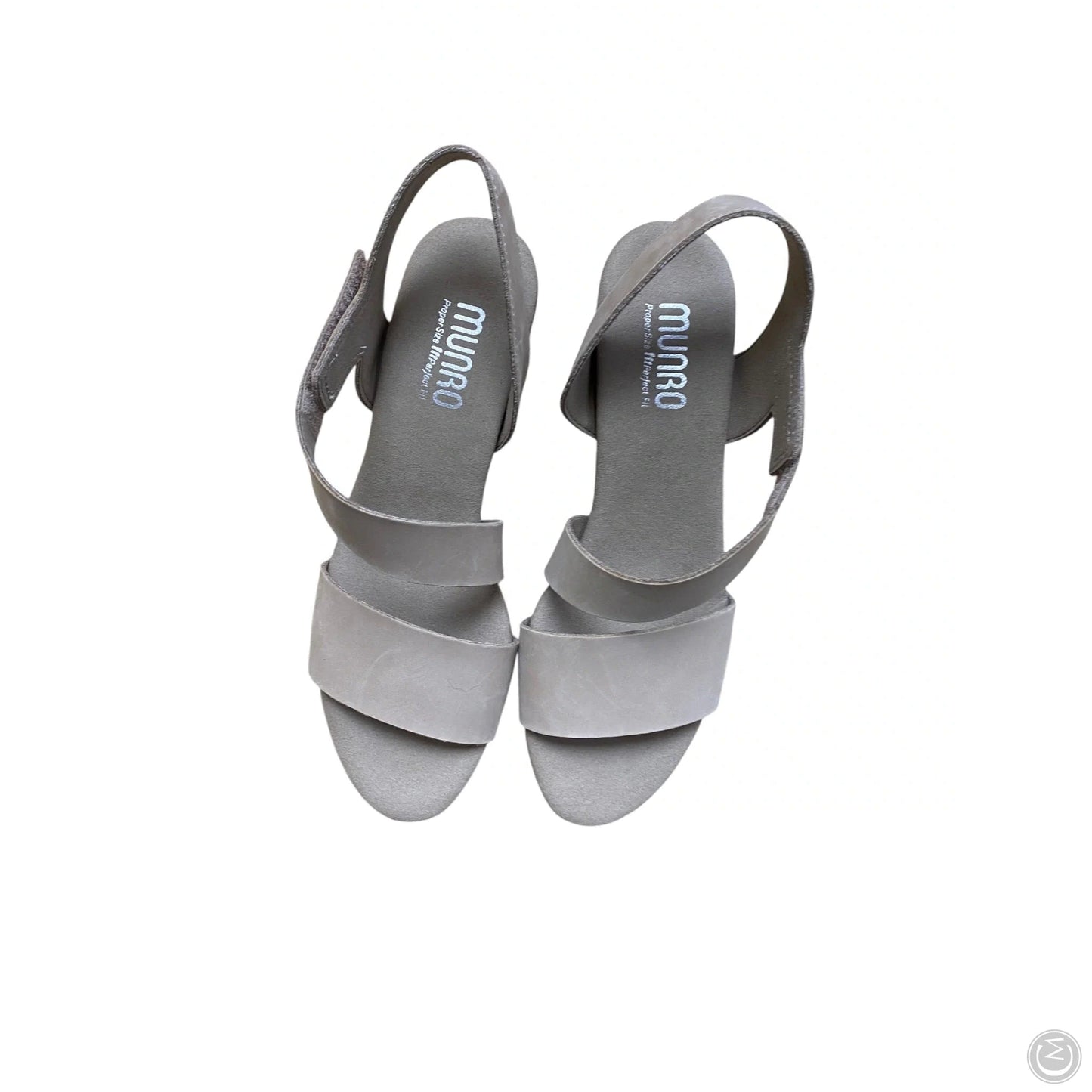 Sandals Heels Block By Munro In Tan, Size: 7