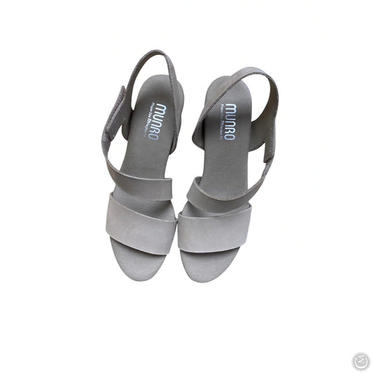 Sandals Heels Block By Munro In Tan, Size: 7