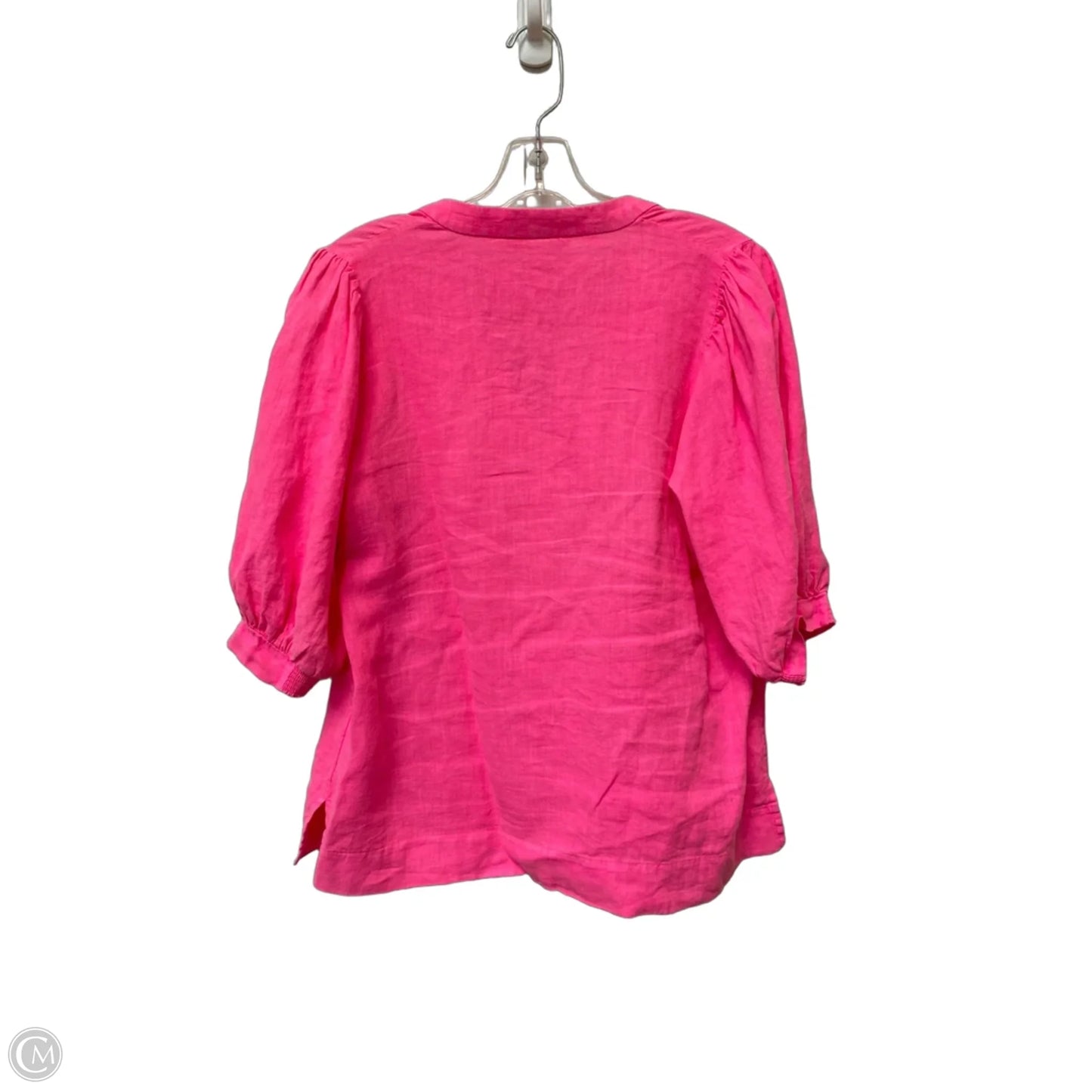 Top Short Sleeve Designer By Lilly Pulitzer In Pink, Size: 4