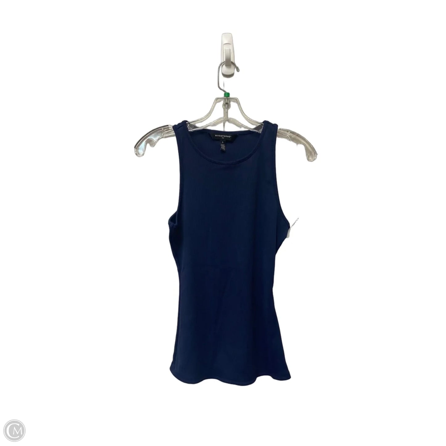 Top Sleeveless Basic By White House Black Market In Blue, Size: S