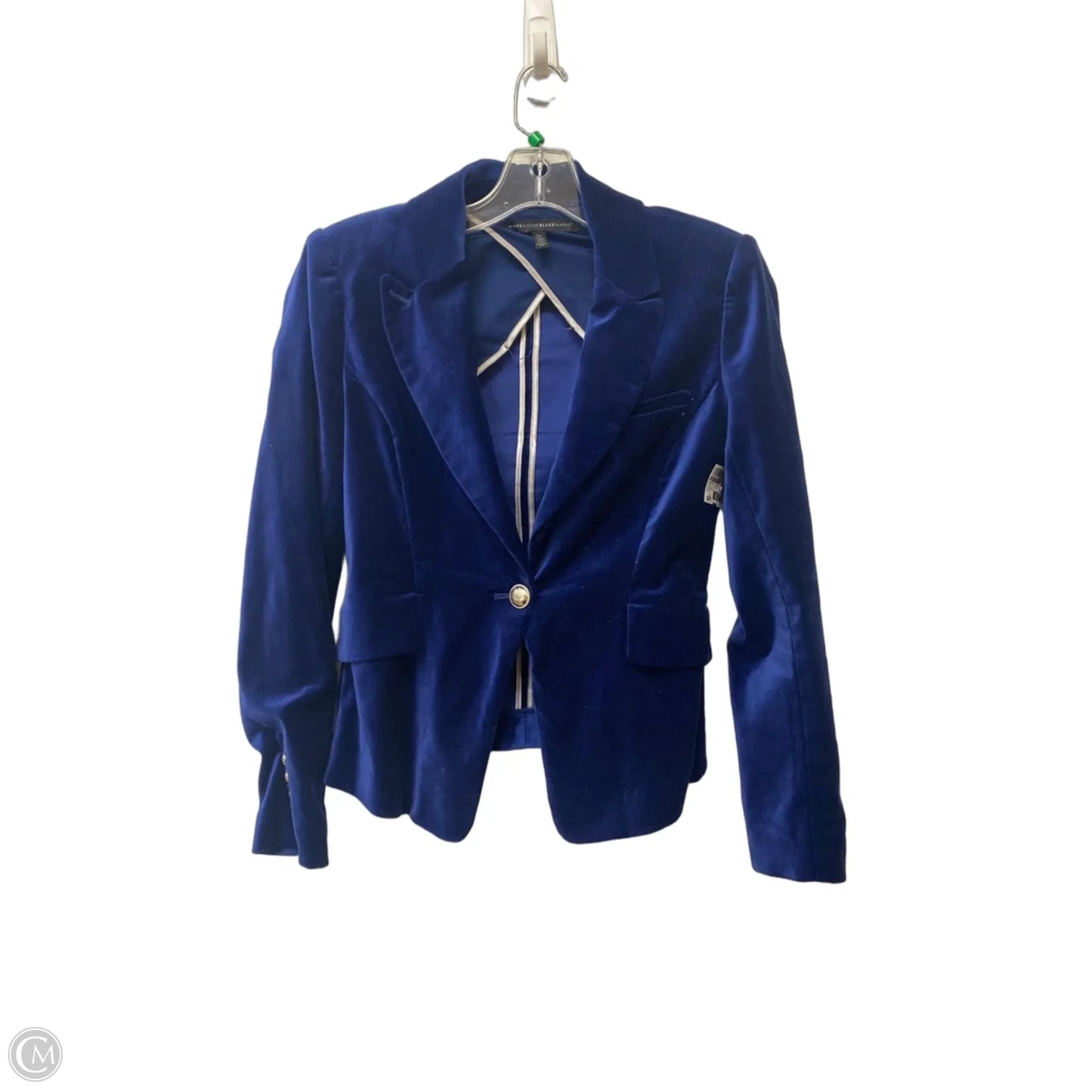 Blazer By White House Black Market In Blue, Size: 0