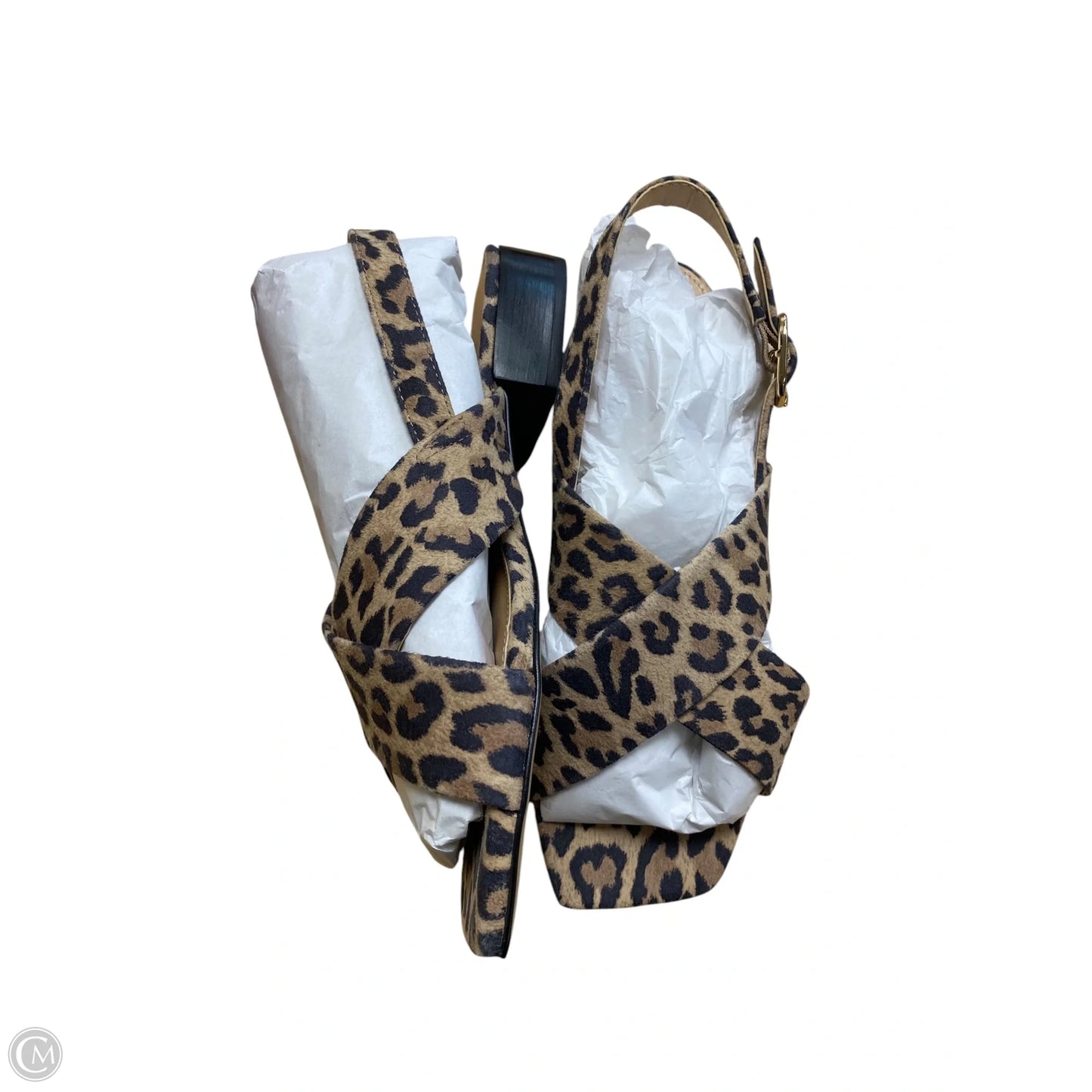 Shoes Heels Block By Maeve In Animal Print, Size: 6