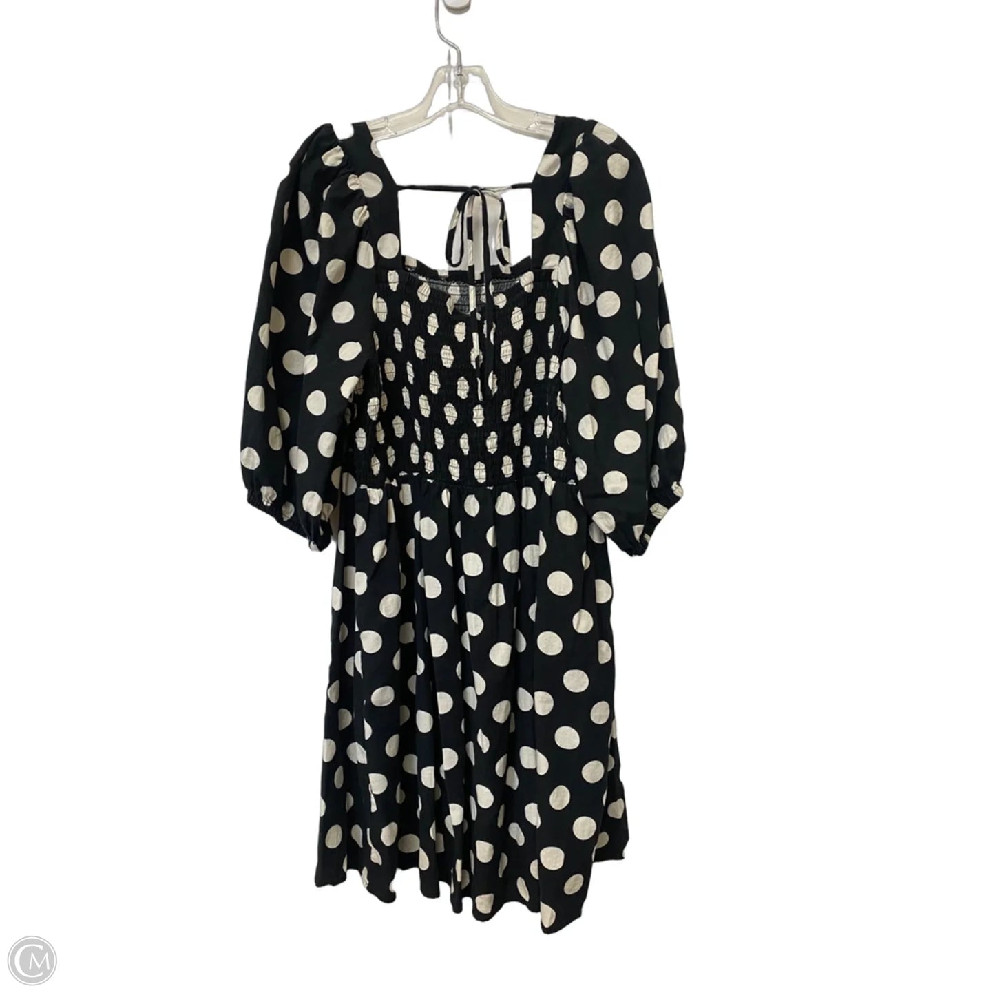Dress Casual Short By Ava & Viv In Polkadot Pattern, Size: 1x