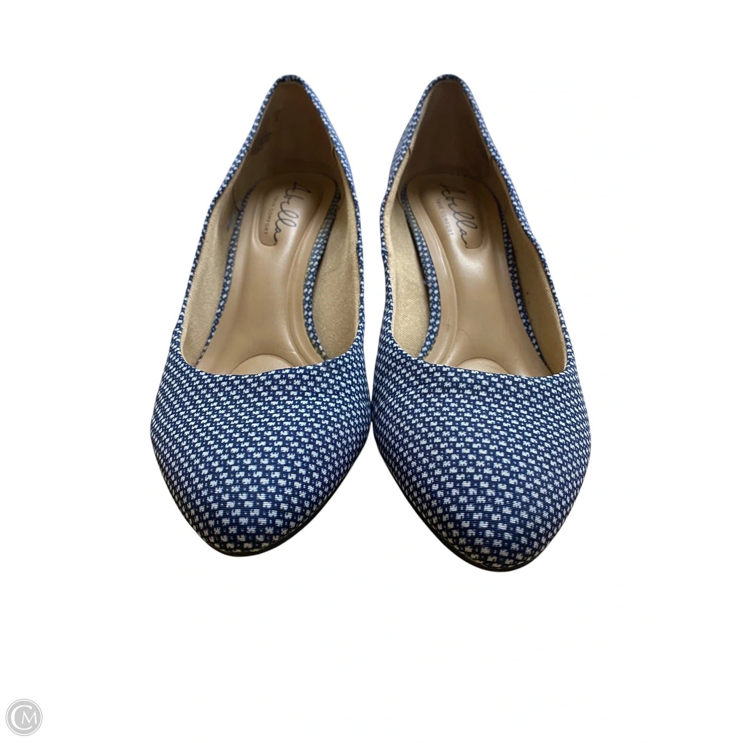 Shoes Heels Block By Abella In Blue, Size: 9